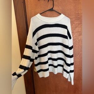 American Eagle Outfitters Striped Crew Neck Sweater